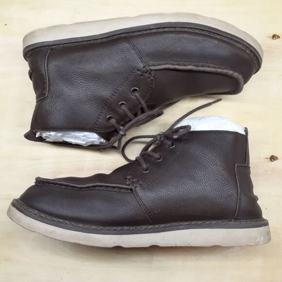 TOMS Chukka Waterproof Brown Leather Boots Men\'s Size 8 main image 8